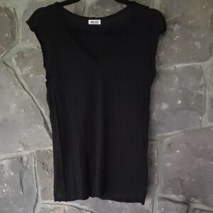 LA made Women's Black Long Sleeve Tee